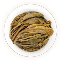 坝卡囡[nān]普洱茶叶底
