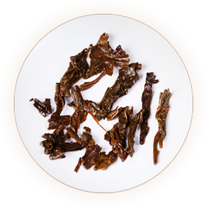 渠江薄片（钱币茶、张良薄片）叶底
