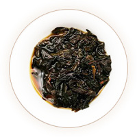 西藏黑茶叶底
